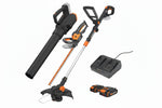 Load image into Gallery viewer, 20V 12'' Cordless String Trimmer, 360 CFM Leaf Blower & 22'' Hedge Trimmer Combo, 2 Batteries & Charger Included, WG931