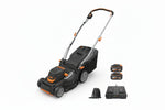 Load image into Gallery viewer, Nitro 16" Cordless Lawn Mower, 2 in 1 Electric Mower with with Brushless Motor, Lightweight Push Lawn Mower for 1/4 Acre, 2 Batteries & Charger Included, WG737
