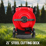 Load image into Gallery viewer, 21-Inch 40V Cordless Walk-Behind Lawn Mower, 2-in-1 Mulching & Bagging, 6 Height Adjustments, Foldable, 2 Batteries & Charger Included, Easy Storage, for Garden & Yard