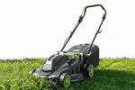 Load image into Gallery viewer, 40V 17" Cordless Electric Lawn Mower, Brushless Motor, 6-Position Height Adjustment, 2-in-1 Bagging & Mulching, 2 Batteries & Dual Charger Included