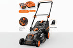 Load image into Gallery viewer, LD40A 19Inch Brushless Lawn Mower, 40V Powerful Cordless Lawn Mower, Effortless Single-Lever Height Adjustment, 3-Step Foldable Handle & Vertical Storage, 2-in-1 Mulching & Bagging