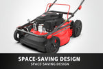Load image into Gallery viewer, 21" Gas Lawn Mower, 144cc OHV Engine, 3-in-1 Push Mower with Bagging, Mulching & Side Discharge