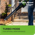 Load image into Gallery viewer, 80V 21" Cordless Self-Propelled Lawn Mower + Leaf Blower (580 CFM), Brushless Motor, 4.0Ah Battery & Rapid Charger Included