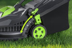 Load image into Gallery viewer, 21V 13" Cordless Electric Lawn Mower, Brushless Motor, 5-Level Height Adjustment, Mulching & Bagging, Battery & Charger Included