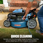 Load image into Gallery viewer, 201cc 22" Gas Lawn Mower, Self-Propelled Rear Wheel Drive, 3-in-1 Mulching Bagging Discharge, Variable Speed, 6 Height Adjustment