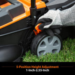Load image into Gallery viewer, 15" Electric Corded Lawn Mower, 11AMP Push Mower, Lightweight & Efficient for Small Lawns