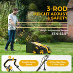 Load image into Gallery viewer, Upgraded 16-Inch 15 Amp Electric Dethatcher & Scarifier, 5-Position Depth Adjustment, 14.5 Gal Collection Bag, Improves Lawn Health, Model EDS16S