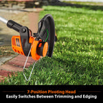 Load image into Gallery viewer, 15" Electric Corded Lawn Mower, 11AMP Push Mower, Lightweight & Efficient for Small Lawns