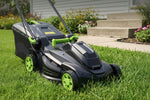 Load image into Gallery viewer, 40V 17" Cordless Electric Lawn Mower, Brushless Motor, 6-Position Height Adjustment, 2-in-1 Bagging & Mulching, 2 Batteries & Dual Charger Included