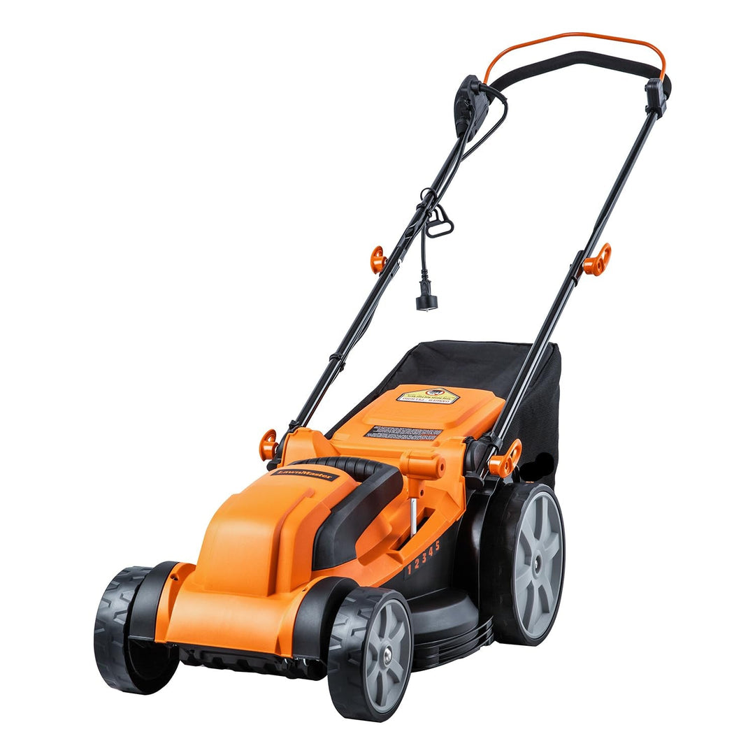 16" Electric Lawn Mower, 12AMP Corded Push Mower, Lightweight & Efficient for Small to Medium Lawns