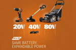 Load image into Gallery viewer, 20V Cordless String Trimmer &amp; 360 CFM Leaf Blower Combo, 12-Inch Trimmer, 2 × 4.0Ah Batteries &amp; Charger Included, Model WG930.3
