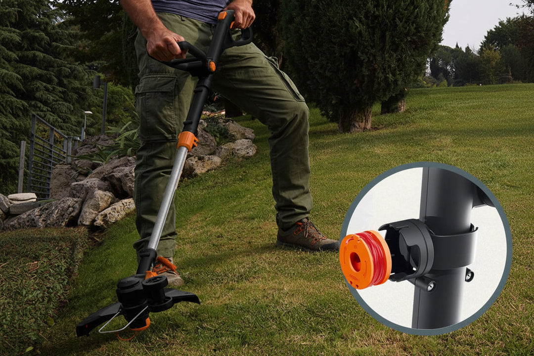 20V Cordless String Trimmer & 360 CFM Leaf Blower Combo, 12-Inch Trimmer, 2 × 4.0Ah Batteries & Charger Included, Model WG930.3