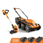 Load image into Gallery viewer, 15" Electric Corded Lawn Mower, 11AMP Push Mower, Lightweight &amp; Efficient for Small Lawns