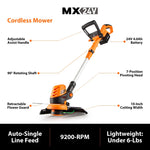 Load image into Gallery viewer, 15" Electric Corded Lawn Mower, 11AMP Push Mower, Lightweight &amp; Efficient for Small Lawns