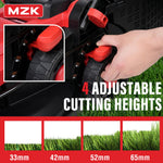 Load image into Gallery viewer, 20V 13" Electric Lawn Mower, Brushless Cordless Lawn Mower with 4-Position Height Adjustment, Walk-Behind Push Mowers with 8 Gallon Grass Bag, 2 x 4.0Ah Batteries &amp; Charger Included, LM13B8, Red
