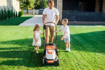 Load image into Gallery viewer, 13" Cordless Electric Lawn Mower, 20V Battery Powered, Lightweight Push Mower, 5 Height Adjustments, 4.0Ah Battery Included