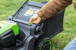 Load image into Gallery viewer, 60V 17-Inch Brushless Push Lawn Mower &amp; 610 CFM Cordless Blower Combo, 4.0Ah Battery &amp; Charger Included