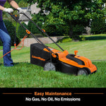 Load image into Gallery viewer, 15" Electric Corded Lawn Mower, 11AMP Push Mower, Lightweight &amp; Efficient for Small Lawns